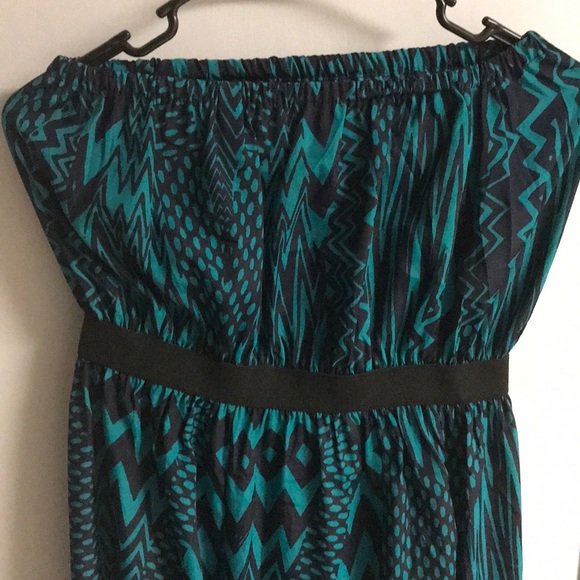 Xhiliration Sapphire Blue Tube Jumpsuit S - Picture 2 of 5